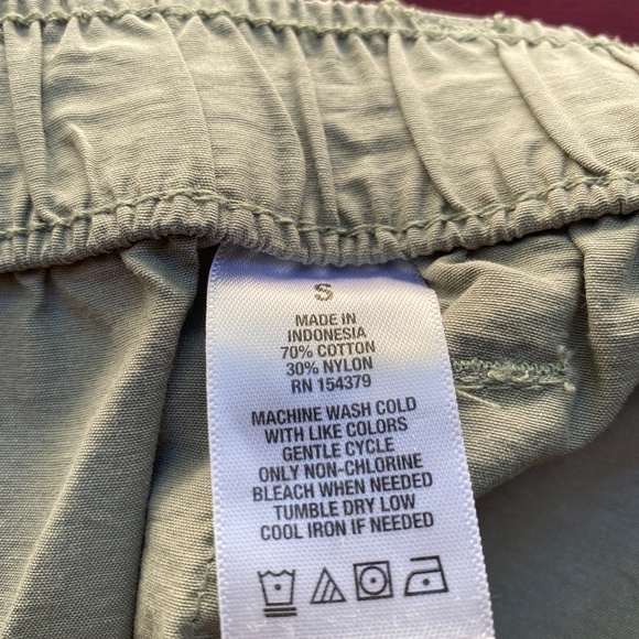 Aeropostale parachute cargo pants size small lightweight green - Picture 7 of 7